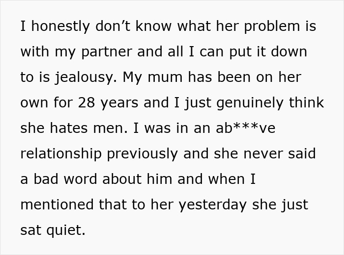 Text discussing the struggles of balancing work and personal life amid family issues.