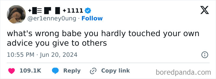 Relatable mental health meme about giving advice but not following it yourself.