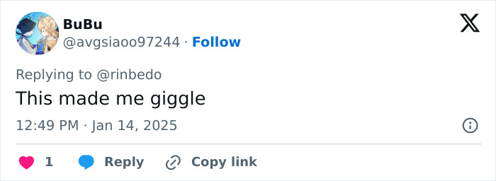 Tweet reacting to a period tracker feature in a mobile game, sparking debate.