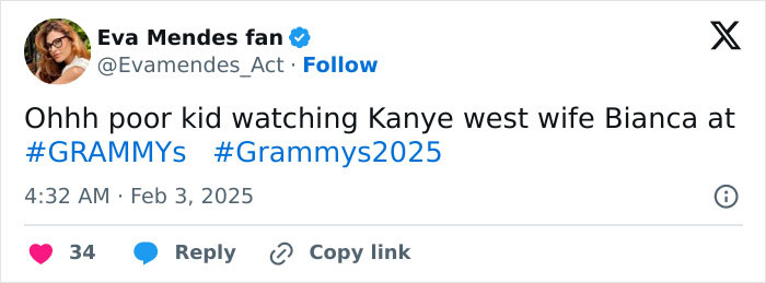 "Don't Blame Him": Child Sneaks A Peek At Bianca Censori At The 2025 Grammys, Breaks The Internet "Don't Blame Him": Child Sneaks A Peek At Bianca Censori At The 2025 Grammys, Breaks The Internet