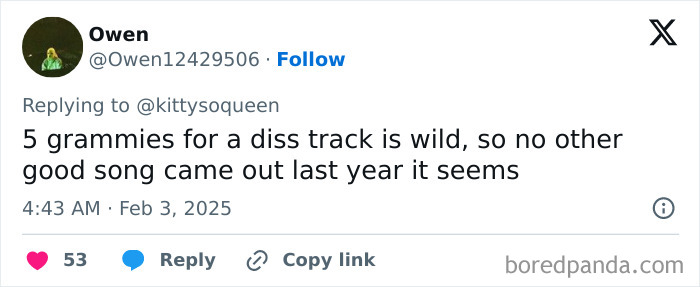 The 2025 Grammys Just Ended And People Expressed Their Reactions In These 40 Hilarious Posts