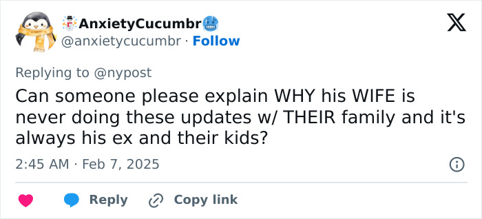 Social media comment questioning Demi Moore's updates on Bruce Willis' dementia. Social media comment questioning Demi Moore's updates on Bruce Willis' dementia.