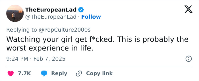 Tweet expressing a man's mental breakdown after witnessing infidelity on a reality show.