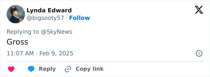 Tweet by user expressing opinion, referencing concerns over royal crisis involving King Charles.