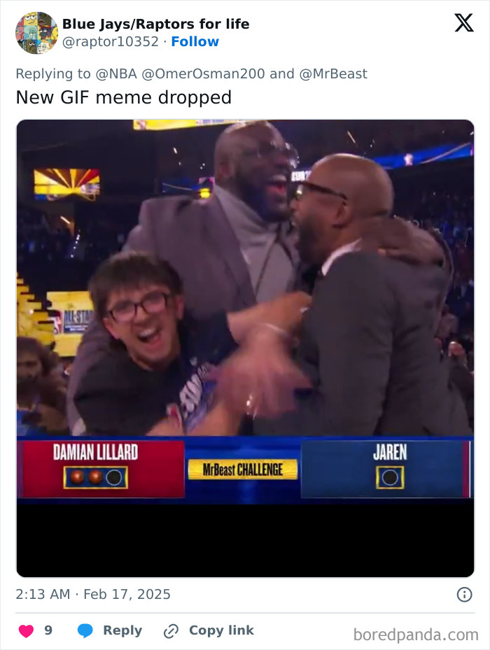 College student celebrates winning $100K in shooting challenge against NBA star Dame Lillard. College student celebrates winning $100K in shooting challenge against NBA star Dame Lillard.