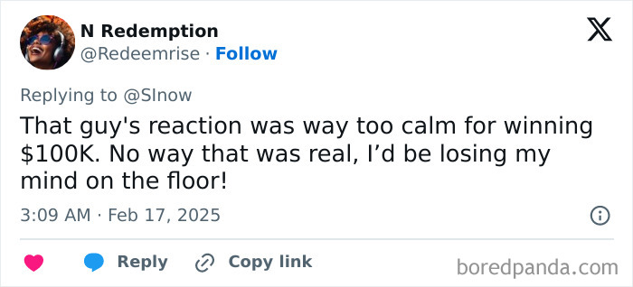Tweet about a college student winning $100K in a shooting challenge against NBA star Dame Lillard. Tweet about a college student winning $100K in a shooting challenge against NBA star Dame Lillard.