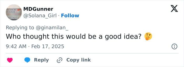 Tweet questioning idea with thinking emoji related to Kevin Costner and Ryan Reynolds joke on SNL 50. Tweet questioning idea with thinking emoji related to Kevin Costner and Ryan Reynolds joke on SNL 50.
