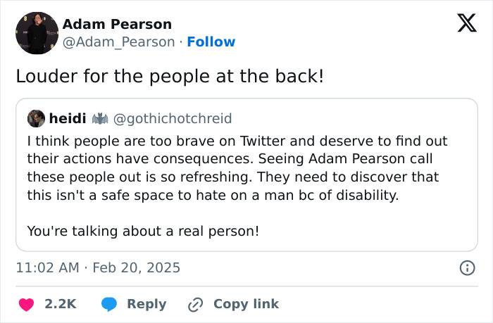 Adam Pearson emphasizes calling out trolls on Twitter, supporting genuine interactions and accountability.