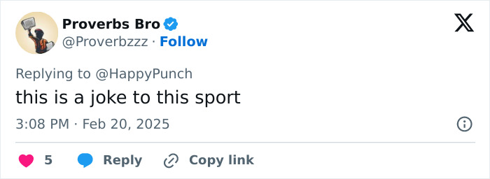 Tweet criticizing controversial MMA fight with men and untrained women, calling it a joke to the sport. Tweet criticizing controversial MMA fight with men and untrained women, calling it a joke to the sport.