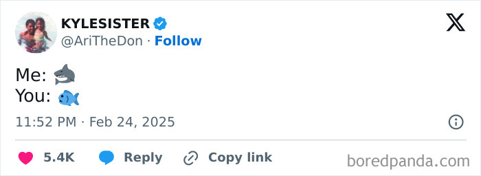 A viral tweet humorously celebrating Black culture with shark and fish emojis.