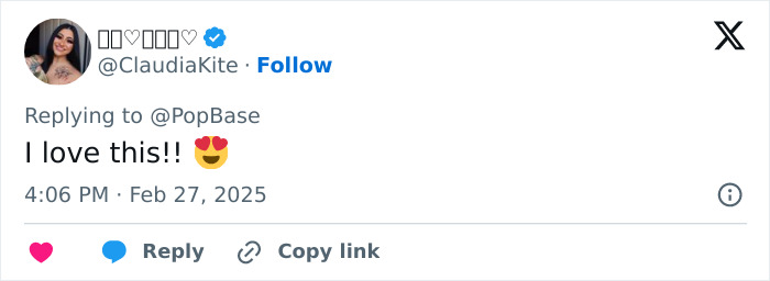 Tweet reply expressing love for Shrek 5 teaser, featuring username and timestamp.