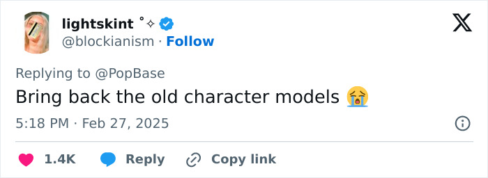 Tweet criticizing Shrek 5 teaser for new animation style, longing for older character models.