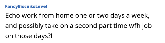 Forum post discussing work-from-home job opportunities and efficiency.