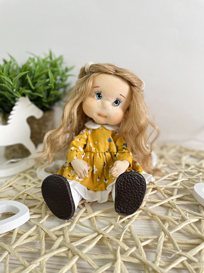 I Make Textile Dolls, And Here Is One Of Them
