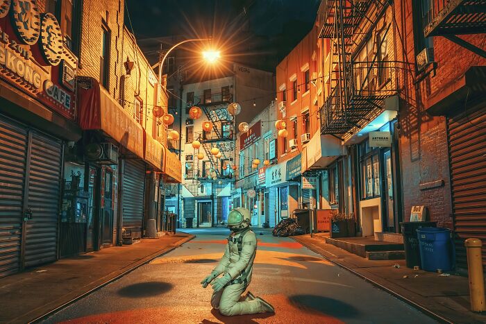 I Travel Around The Country Taking Self-Portraits In An Astronaut Suit