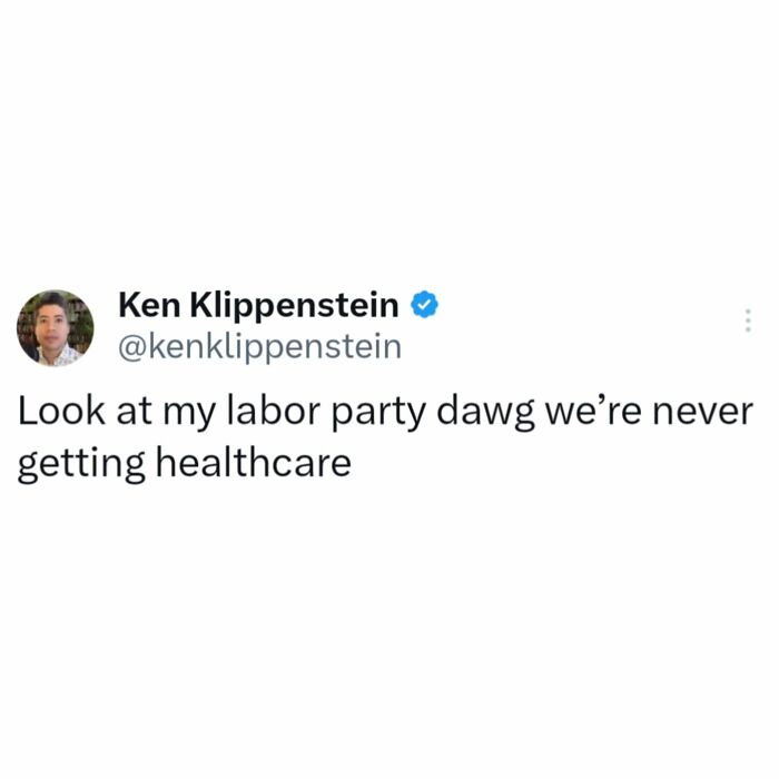 Anti-capitalism tweet expressing frustration with healthcare issues.