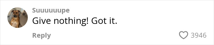 Comment expressing frustration over birthday party demands with 3946 likes. Comment expressing frustration over birthday party demands with 3946 likes.