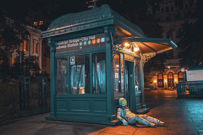 I Travel Around The Country Taking Self-Portraits In An Astronaut Suit