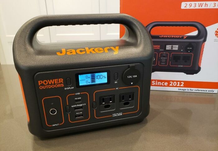 Portable power station with digital display and multiple outlets, showcasing long-term value for outdoor use.
