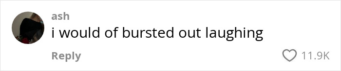 Comment with laughter emoji, reacting to passenger's bare feet in personal space.