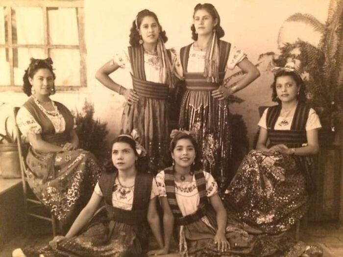 My Grandmother And Her Sisters. Mexico Around 1940's