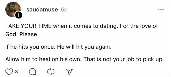 "Advice on dating mistakes from women over 30: Take your time, prioritize safety, and let others heal on their own."