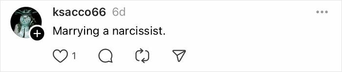 Social media post by ksacco66 highlighting a relationship mistake over 30.