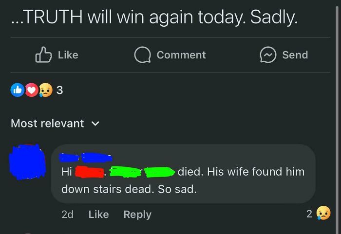 Social media post with awkward messaging highlighting Boomers social media fails.