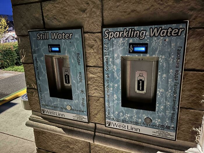 Water dispensers in West Linn offer still and sparkling options, demonstrating Cities-Genius-Solutions for urban convenience.