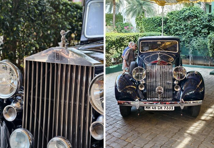 Some Of The Pictures I Took At Today's Vintage Car Show On Turyaa, Omr