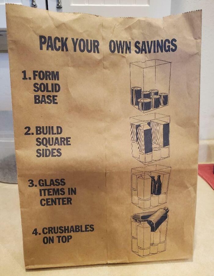 Brown paper bag illustrating grocery-shopping-hacks for packing efficiently.