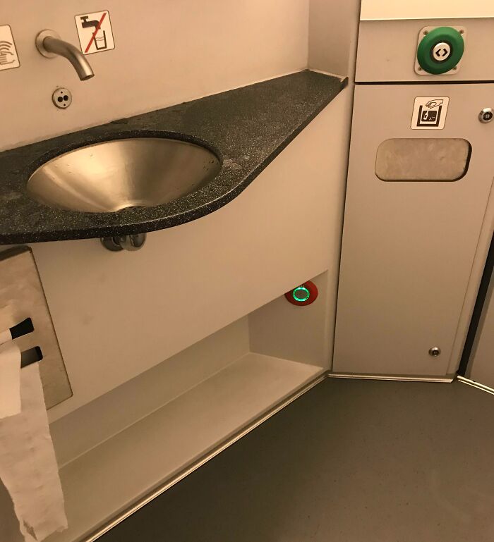 Modern public restroom with smart sink design, showcasing Cities-Genius-Solutions in innovative urban spaces.