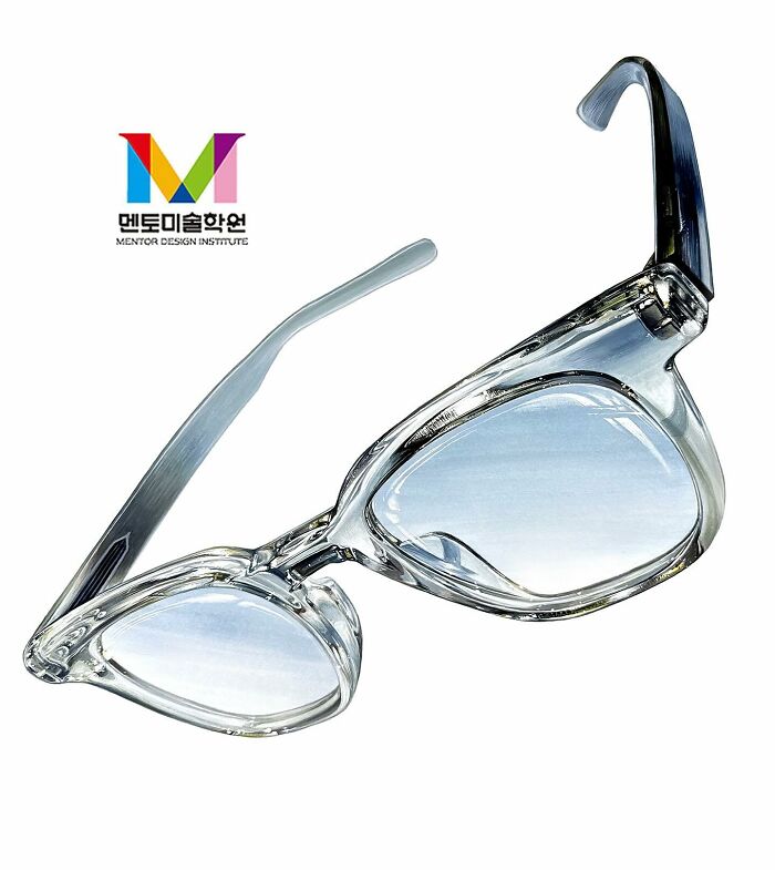 Hyperrealistic painting of transparent glasses, showcasing artistic transformation of an everyday object.