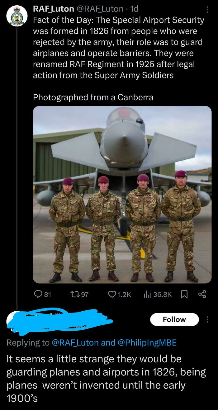 Soldiers standing in front of a military jet; example of people falling for satirical news headlines.