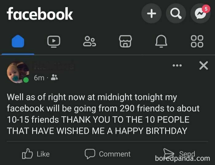 Male Karen "Friend" Who Will Not Be Getting A Happy Birthday From Me