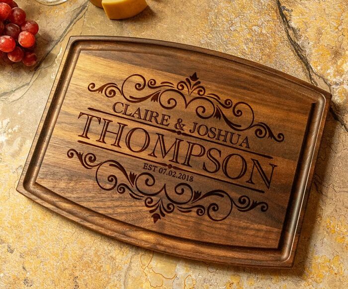 Custom wooden cutting board