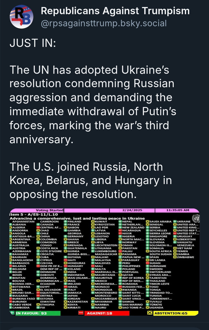 UN adopts resolution on Ukraine conflict; U.S. and others oppose. Facepalm moments in international diplomacy.