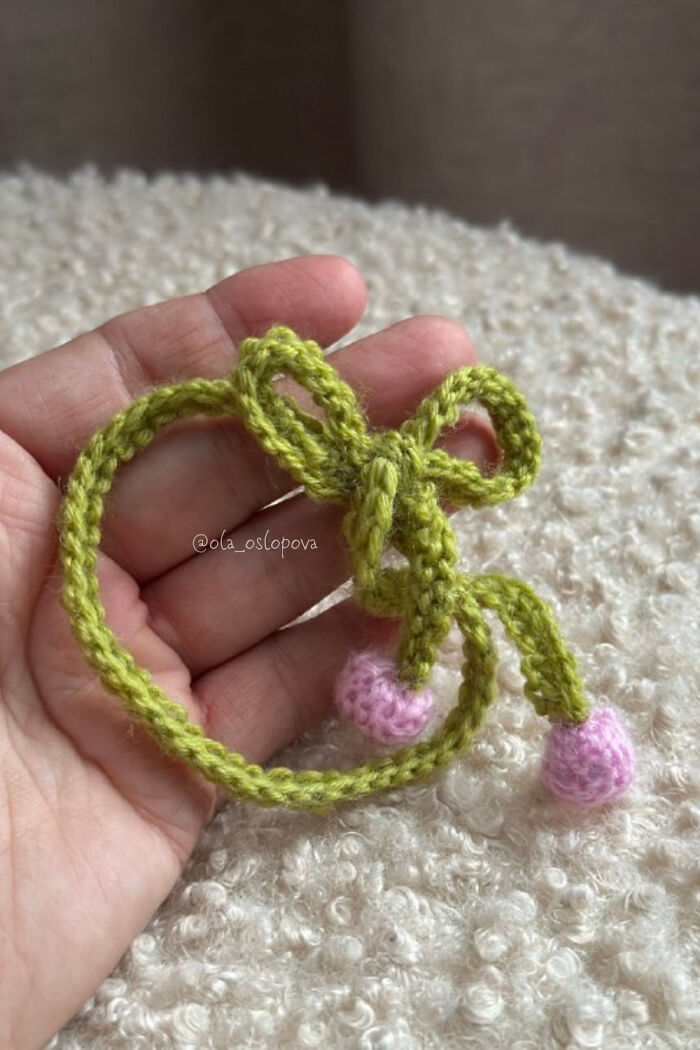 I Made Knitting Pattern Spring Outfit For Girl Bear