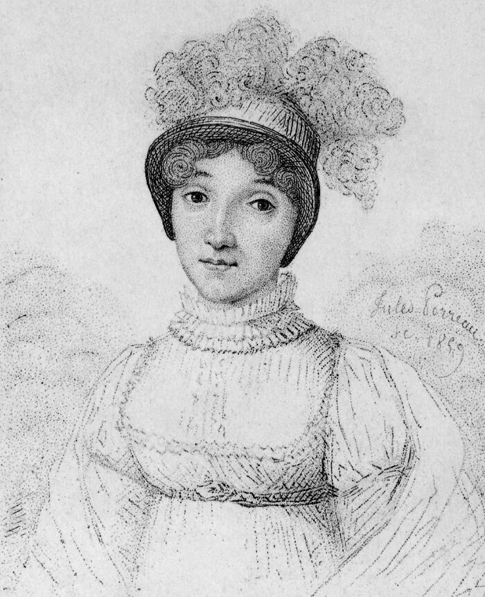 A sketch of an inventor in period attire with decorative hat, reflecting historical creative figures.