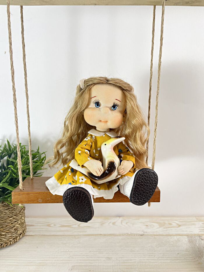 I Make Textile Dolls, And Here Is One Of Them