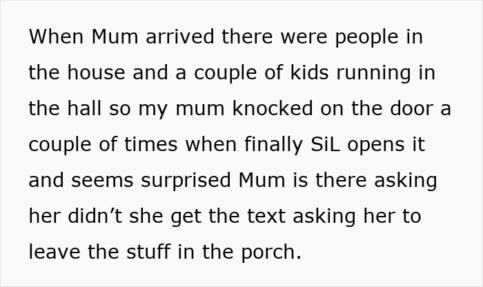MIL unexpectedly visits son's home, SIL surprised, text miscommunication. MIL unexpectedly visits son's home, SIL surprised, text miscommunication.