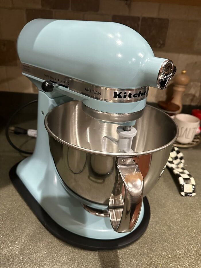 A stand mixer on a kitchen counter, highlighting a durable investment.