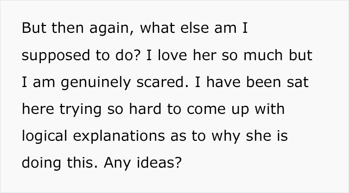 Text excerpt about a guy's perfect relationship facing challenges after finding a box.