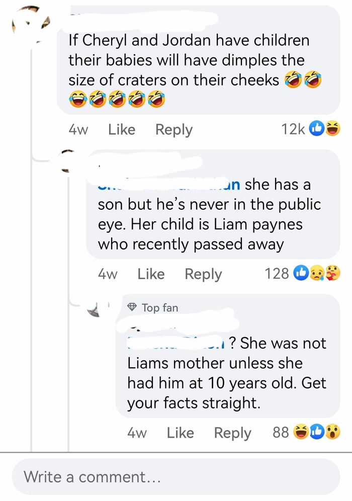 Social media comments showing humorous and incorrect corrections.