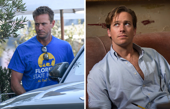 Actor in casual and formal settings symbolizing careers halted before success.