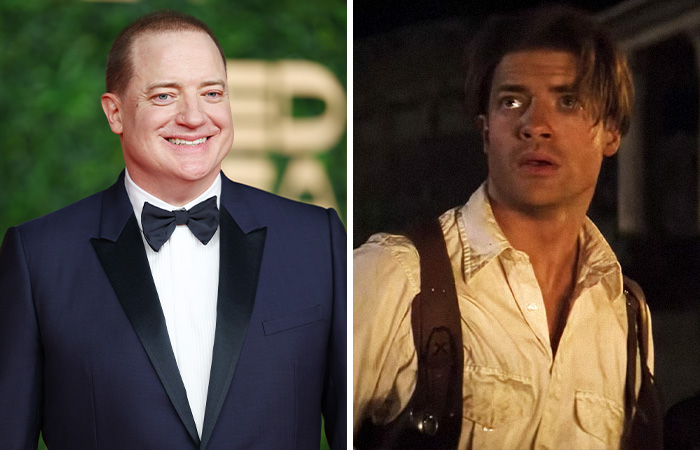 Actor in a formal suit and actor in adventurous attire, highlighting careers affected before success.