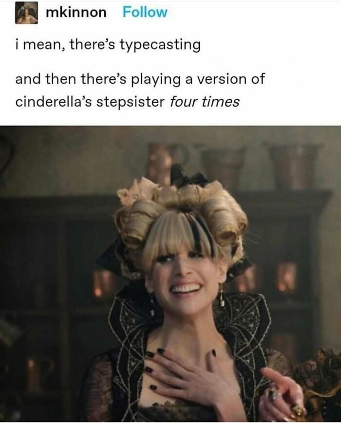 Smiling woman with elaborate hairstyle, captioned with a funny post highlighting the ugly side of Tumblr.