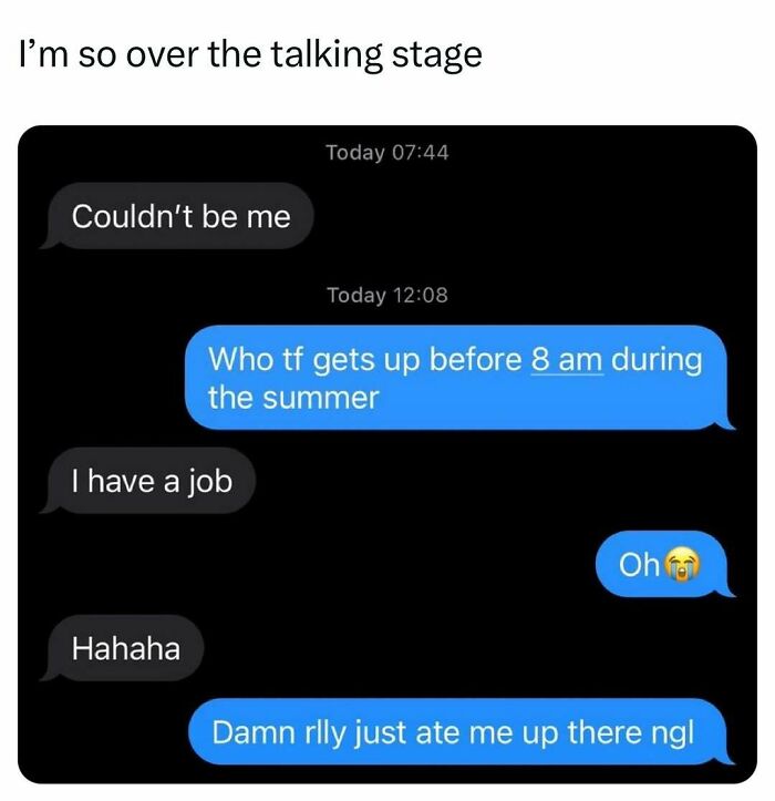 Funny meme about waking up early in summer featured on College Confessions.