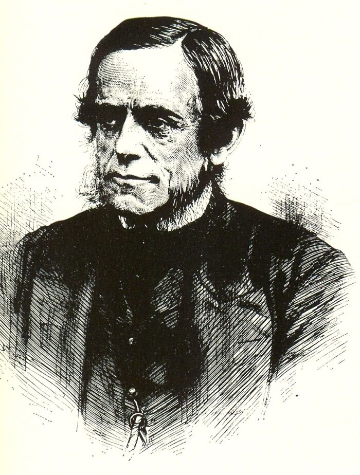 A vintage illustration of an inventor, capturing the essence of innovation and personal undoing.