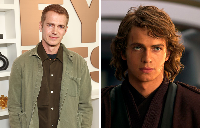 Actor in casual attire and as a Jedi in a film, representing careers crushed before hitting big.
